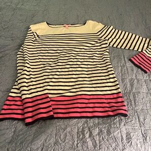 Lilly Pulitzer lightweight boatneck sweater women’s size XL